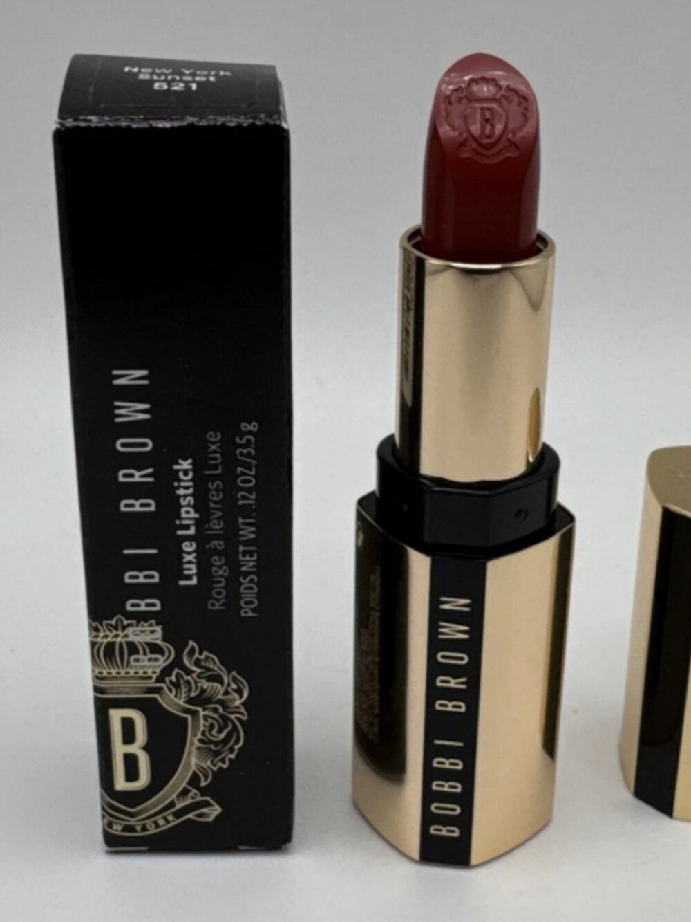 Bobbi Brown Luxe Lipstick ~ 521 NEW YORK SUNSET ~ .12 Oz / 3.5g